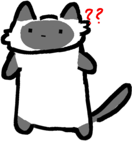 confused_siamese_cat emote for Discord