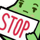 BlobStop emote for Discord