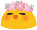 BlobFlower emote for Discord