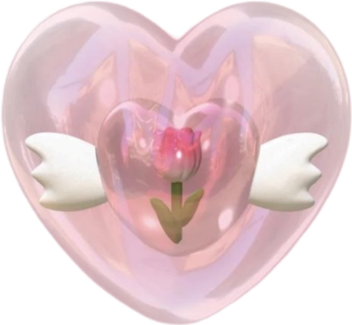 3D_pinkheart emote for Discord