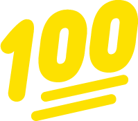 100 emote for Discord