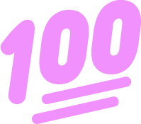 100 emote for Discord