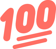 100 emote for Discord