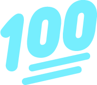 100 emote for Discord