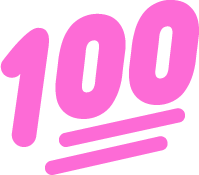 100 emote for Discord