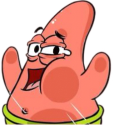 Patrick_Screen_hug emote for Discord