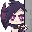 Morgana_Peek_Moothify emote for Discord