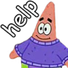 Patrick_help emote for Discord