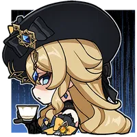 Navia_ScarySideEye emote for Discord