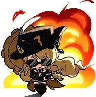 Navia_CoolWalkOut emote for Discord