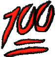 100animated emote for Discord