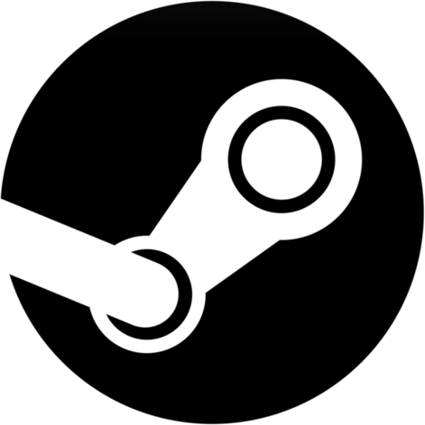 Steam_Black_White emote for Discord