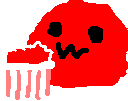 BlobPopcorn emote for Discord