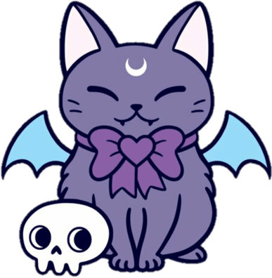 BlackCat_skull emote for Discord