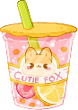 bubbletea_fox emote for Discord