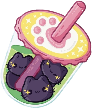 bubbletea_cat emote for Discord