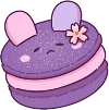 macaron_bunny emote for Discord