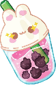bubbletea_bunny emote for Discord