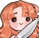 ginger_knife emote for Discord
