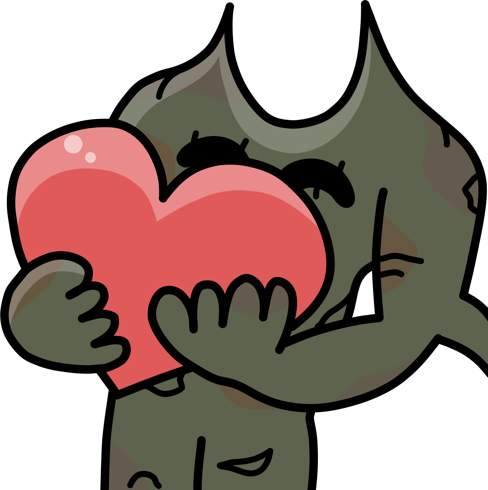 Lethal_Company_Giant_Love_Heart emote for Discord