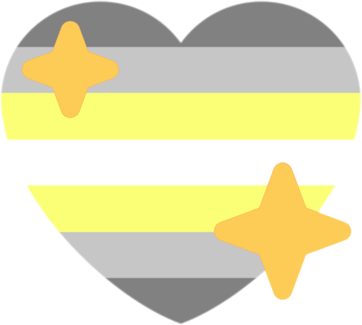 Demigender_pride_heart emote for Discord