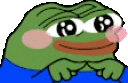 peepoShy emote for Discord