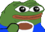 pepe_coffee_sip emote for Discord