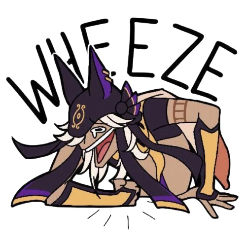 Cyno_wheeze emote for Discord