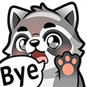 Raccoon_160_22 emote for Discord