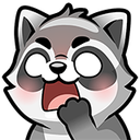 Raccoon_160_12 emote for Discord