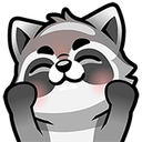 Raccoon_160_23 emote for Discord