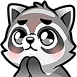 Raccoon_112_24 emote for Discord