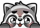 Raccoon_160_16 emote for Discord