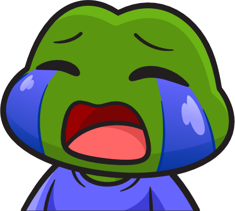 PepeCry emote for Discord