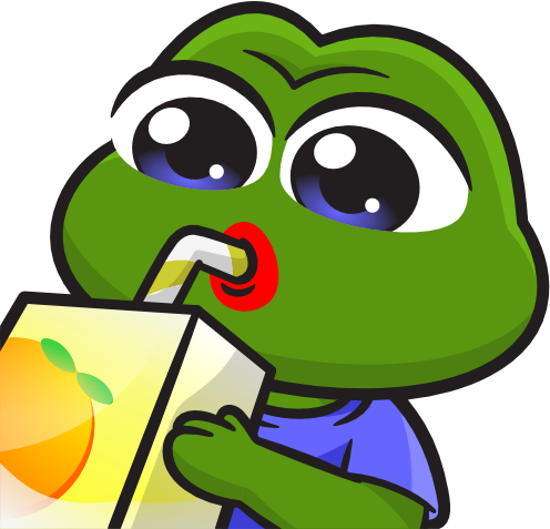 PepeDrink emote for Discord