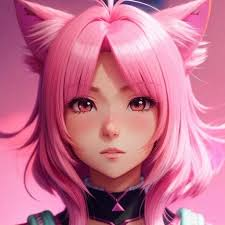 pinkhairedanimegirl4 emote for Discord