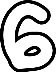 white_num_six emote for Discord