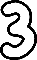 white_num_three emote for Discord