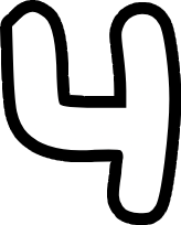 white_num_four emote for Discord