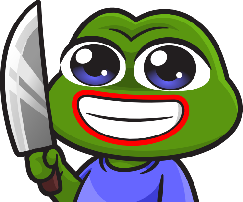 PepeKnife emote for Discord