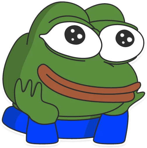 PepeListening emote for Discord
