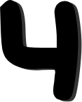black_four emote for Discord