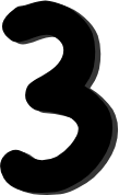 black_three emote for Discord