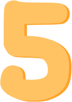 pastelorange_number_five emote for Discord