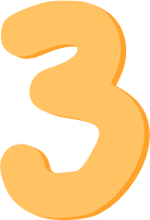 pastelorange_number_three emote for Discord