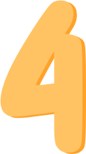 pastelorange_number_four emote for Discord