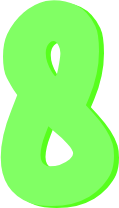 pastelgreen_number_eight static emote