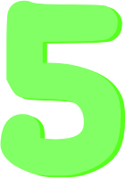 pastelgreen_number_five emote for Discord