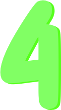 pastelgreen_number_four emote for Discord