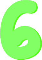 pastelgreen_number_six emote for Discord